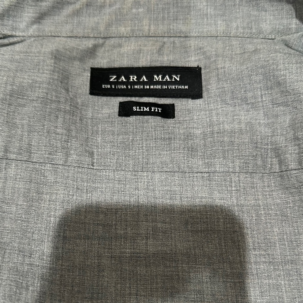 Zara Man Gray Slim Fit Shirt20